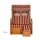 Strandkorb Nordsee Deluxe BUB bordeaux-natur karierter  Bild 3