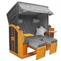 Homelux Strandkorb BC160-2  Sylt Ostsee 4x Kissen Bild 1