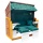 Homelux Strandkorb Polyrattan Sylt Ostsee 4x Kissen  Bild 1