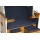 Strandkorb Nordsee Deluxe BLE blau-wei Geflecht wei  Bild 5