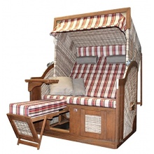 deVries Kampen Comfort PURE XL Strandkorb 2,5 Sitzer  Bild 1