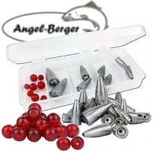 Angelshop Berger Texas Carolina Bleisortiment Wurfrute Bild 1
