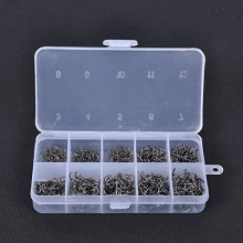 Andoer 600pcs Fisch Jig Haken mit Loch Angelhaken  Bild 1