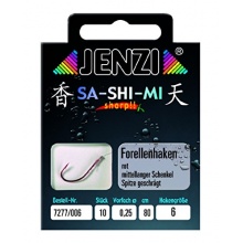 100 x Jenzi Forellenhaken, Angelhaken Gebunden Bild 1