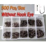 500X Angelhaken Schwarz Nikel Swasser-von thkfish Bild 1
