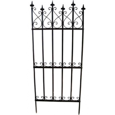 2er Set Zaunsteckteil Metall B 70 cm Bild 1