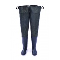 Hisea Nylon Wathosen Anglerhose Anglerstiefel, Gr 45 Bild 1
