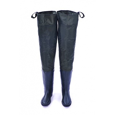 Hisea Nylon Wathosen Anglerhose Anglerstiefel, Gr 45 Bild 1