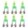 TOMOUNT CARCHET 6X Rot LED Doppelglocke Bissanzeiger Bild 1