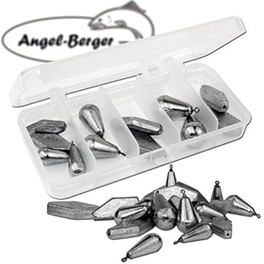 Angelshop Berger Bleisortiment mit Box gemischt Bild 1