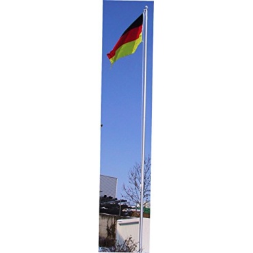 Aluminium Fahnenmast inkl. Deutschlandfahne (90 x 150 cm) Bild 1