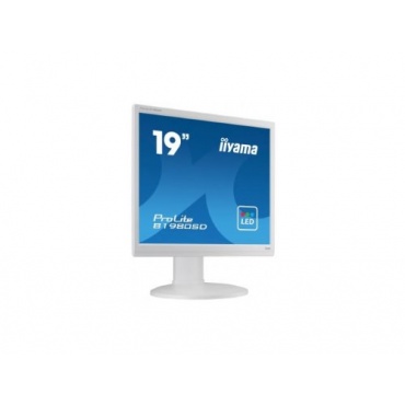 Iiyama 48,3 cm 19 Zoll >Business Monitor VGA DVI wei Bild 1