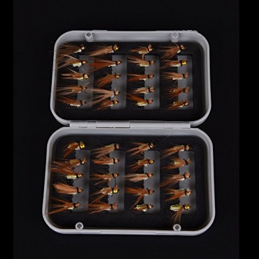 Lixada 40st Dry Fly Haken Fliegenfischen Angelzubehr Bild 1