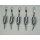 5 St 25g Salzwasser Gewicht Angeln Snap Wirbel,thkfish Bild 1