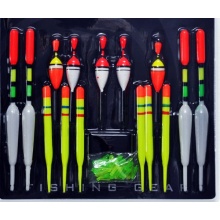 15 STCK Posen SET Schwimmer zum Angeln Nerd Clear Bild 1