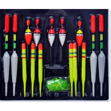 15 STCK Posen SET Schwimmer zum Angeln Nerd Clear Bild 1