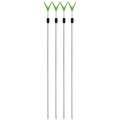 4x Aluminium Teleskop Rutenhalter m V- Auflage noorsk Bild 1