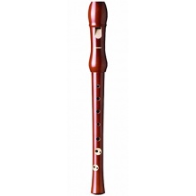 Hohner 2-teilige C Dur Sopranflte aus Holz Dark Pearwood Bild 1