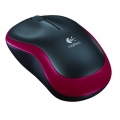 Logitech M185 PC Maus schnurlos rot Bild 1