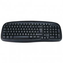 MS-Tech LT-277U PC Tastatur DE USB 2.0 schwarz Bild 1