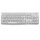 Logitech PC Tastatur deutsches Layout wei Bild 1