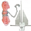 Danforth Anker 6 kg Leine Kettenvorlauf 30 m,8 mm Bild 1