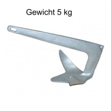 M-Anker 5 kg Stahl feuerverzinkt,bootsshop Bad Ischl Bild 1