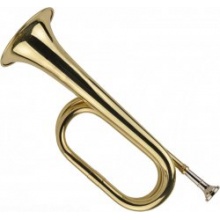 Steinbach Bb-Fanfare Messing Signalhorn  Bild 1