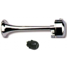 12 V Edelstahl Signalhorn mit Drucktaster,Bootskiste Bild 1