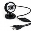 CSL USB Webcam inkl. Mikrofon mit 6 LEDs HD  Bild 1