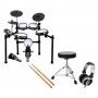XDrum DD-530 Mesh Heads E-Drum SET mit Hocker und Kopfhrer Bild 1