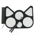 USB Roll Up E-Drum Tragbar Faltbar Silikon E-Schlagzeug Bild 1