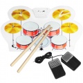 Skque E-Drums Roll up elektronisches Schlagzeug mit 8 Pads Bild 1