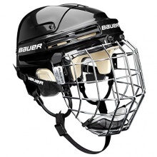 Bauer Eishockeyhelm 4500 Combo mit Gitter, Schwarz, L Bild 1