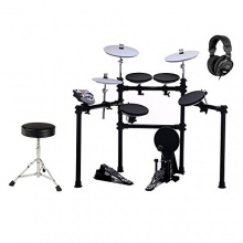 XDrum DD-516 BK E-Drum+ Hocker+ Kopfhrer Set Bild 1