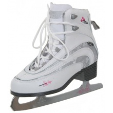 Nijdam Damen Eiskunstlauf Schlittschuhe, Wei, 39 Bild 1