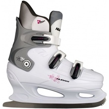 Nijdam Damen Schlittschuhe Eiskunstlauf, Wei, 37 Bild 1