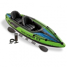 INTEX Kajak 2er Schlauchboot 2 Paddel 351x76x38cm Bild 1