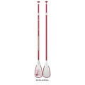 RRD Red Alu Adjustable 3 Piece SUP Stand Up Paddel Bild 1
