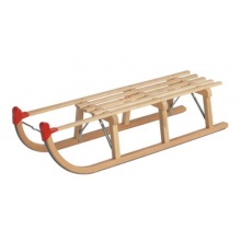 Gloco Davoser Schlitten aus Buchenholz mit Sitz,110 cm Bild 1