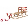 Impag Holzschlitten mit Zuggurt und Lehne Davos 115 cm Bild 1