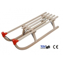 Rodel-Schlitten Davoser Art aus Buchenholz,80cm,Kreher Bild 1