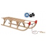 Impag Davoser Holzschlitten Rodelschlitten 115 cm lang Bild 1