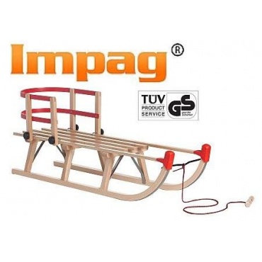 Impag Davoser Schlitten Rodelschlitten 115 cm lang Bild 1