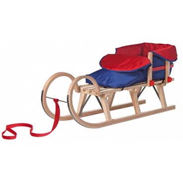 Impag Hrnerschlitten mit Zuggurt und Lehne,100 cm Bild 1