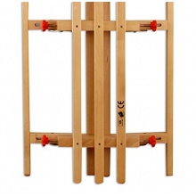 Erst-Holz Hrnerschlitten + Schubstange 110 cm Bild 1