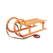 Erst-Holz Hrnerschlitten + Lehne Klappschlitten,95 cm Bild 1