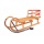 Erst-Holz Hrnerschlitten 125 cm mit Lehne u Fusack Bild 1