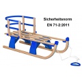 Impag Hrnerschlitten mit Lehne u Zugseil Sport 105cm Bild 1