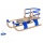Impag Hrnerschlitten mit Lehne u Zugseil Sport 105cm Bild 2